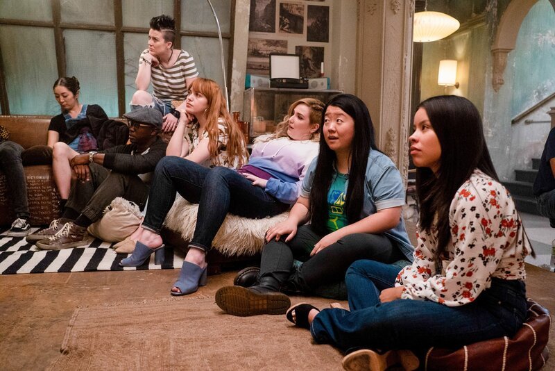 Emma Hunton (Davia Moss), Sherry Cola (Alice Kwan), Cierra Ramirez (Mariana Adams Foster). – Bild: ORF/​Disney/​Freeform/​Eric McCandless