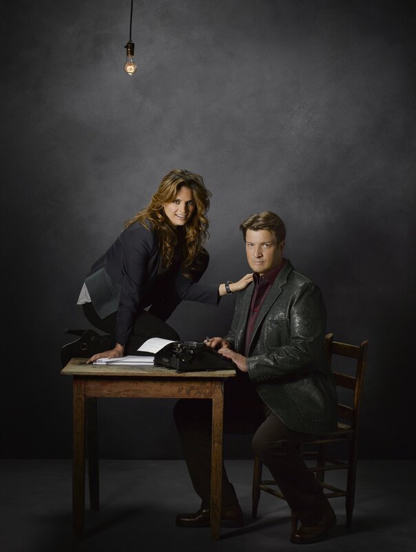 (5. Staffel) – Werden sie auch weiterhin als Team zusammenarbeiten? Richard Castle (Nathan Fillion, r.) und Kate Beckett (Stana Katic, l.). – Bild: ABC Studios