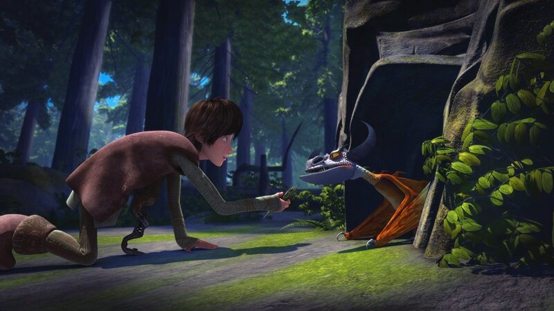 Hicks will zwischen den Wikinger-Haustieren und den Drachen vermitteln. – Bild: SUPER RTL