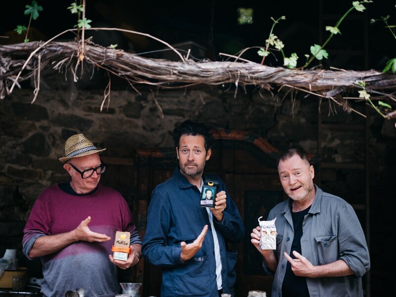 Thomas Nowak, Ingo Pertramer, Florian Holzer. – Bild: ORF/​Filmproduktion Jenseide/​Rosa Knecht