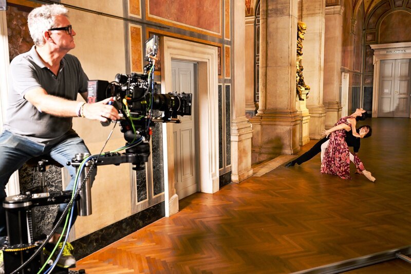 ORF-Kameramann Max Meissl, Ketevan Papava, Timoor Afshar. – Bild: ORF/​Thomas Jantzen