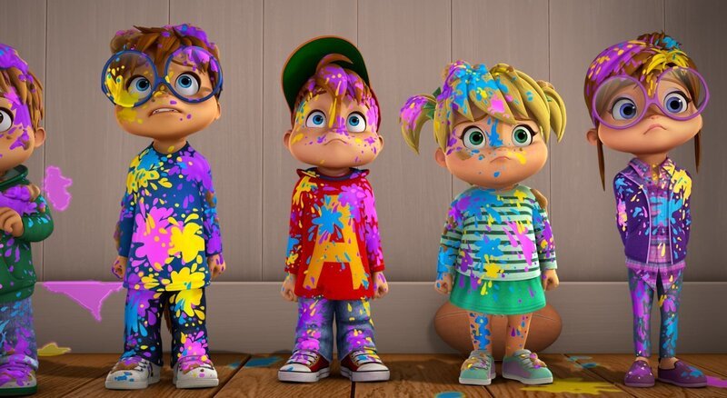 L-R: Theodore, Simon, Alvin, Eleanor und Jeanette – Bild: Nickelodeon