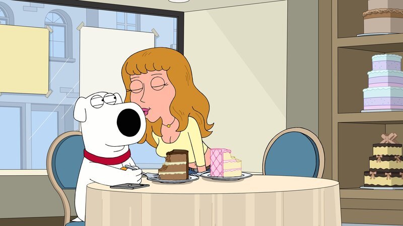 Brian Griffin (l.); Jess (r.) – Bild: Fox and its related entities