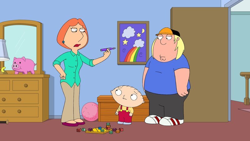 (v.l.n.r.) Lois Griffin; Stewie Griffin; Chris Griffin – Bild: Fox and its related entities