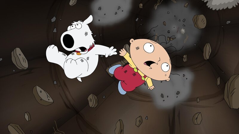 Brian Griffin (l.); Stewie Griffin (r.) – Bild: Fox and its related entities