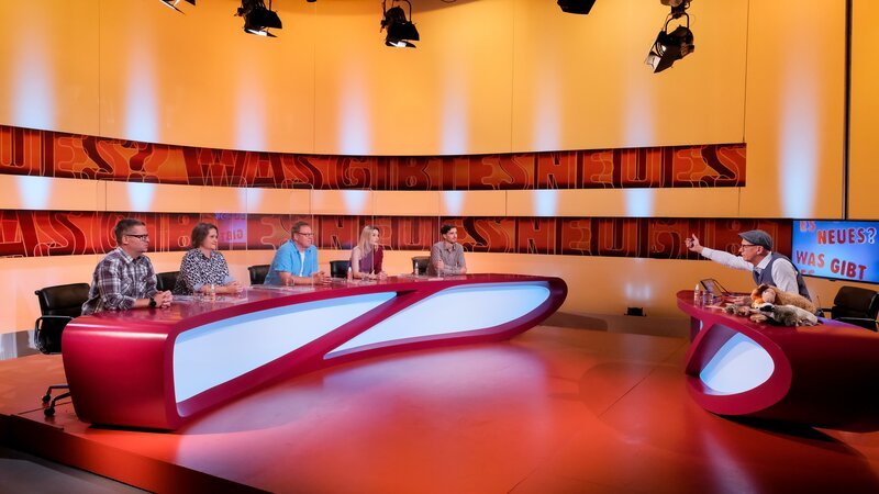 Gerold Rudle, Magda Leeb, Herbert Steinböck, Malarina, Clemens Maria Schreiner, Oliver Baier. – Bild: ORF/​Günther Pichlkostner