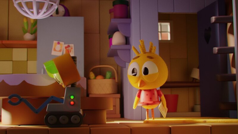 Robbie (l.) fühlt sich langsam von Karla (r.) ausgenutzt und rollt enttäuscht davon. Karla fragt sich, ob sie gerecht gehandelt hat. – Bild: ZDF und DR, Sparre Production, GODO Films