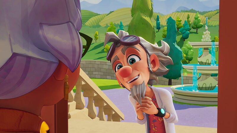 Enzo Carrera steht unvermittelt vor der Tür. – Bild: KiKA/​MACK Magic/​Der Kinderkanal von ARD und ZDF