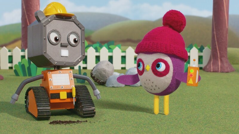 Robobilly repariert alles für Becca auf Knopfdruck. – Bild: NDR/​JAM Media