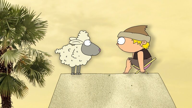 Zum Glück ist die Insel dann gar nicht so einsam, so dass Kalli-Robinson noch zwei Freunde findet. – Bild: MDR/​RBB/​MotionWorks