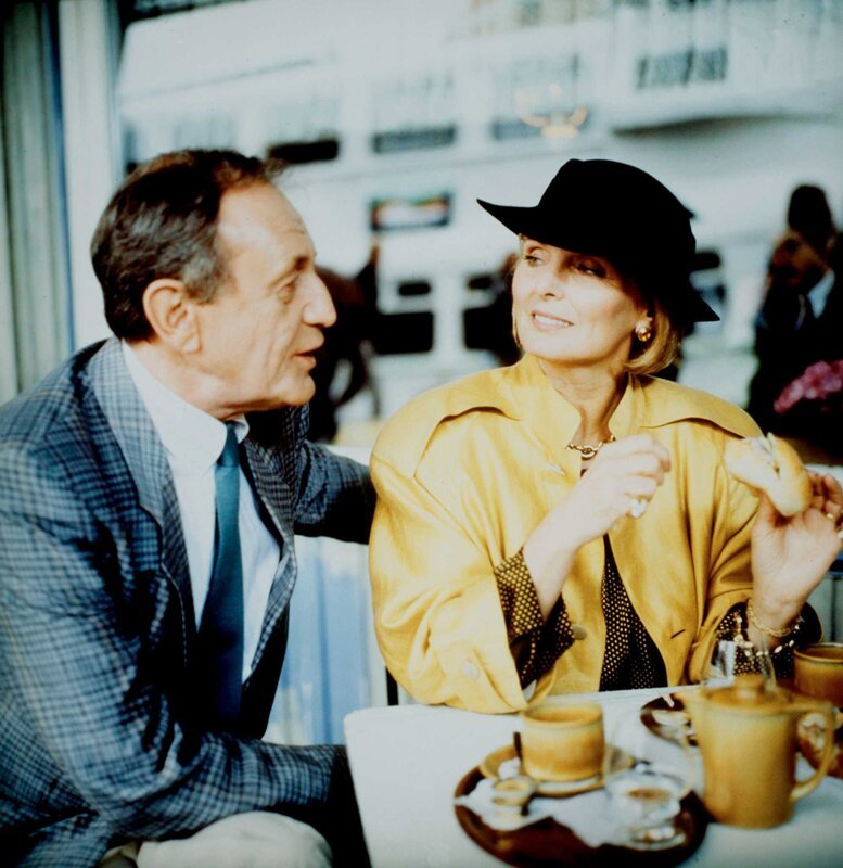 Das Erbe der Guldenburgs „Das schnelle Geld“. Im Bild: Margot Balbeck (Ruth Maria Kubitschek), die den Verleger Deichmann (Alexander Kerst) schon seit vielen Jahren zu ihrem Freundeskreis zählt, hat am Hamburger Hafen ein Treffen arrangiert, um für sie wichtige Informationen in Erfahrung zu bringen. – Bild: ORF (FS1/​FS2) /​ ORF2