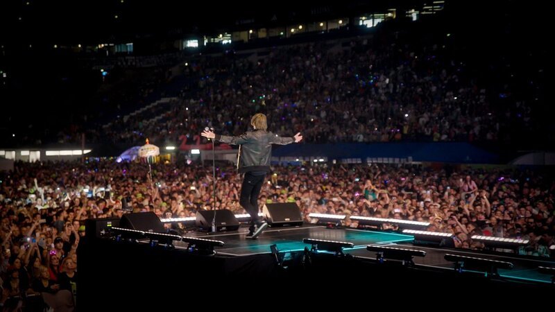 Mickie Krause vor 35.000 Zuschauern in Gelsenkirchen – Bild: ZDF und Fritz Fechner./​Fritz Fechner