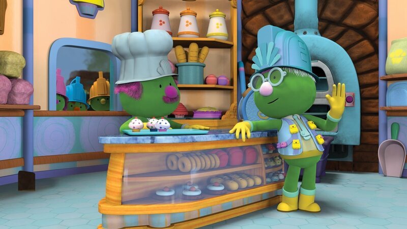 Professor Gimbal unterhält sich gern mit seinen Freunden. – Bild: KiKA/​The Jim Henson Company/​DHX Media