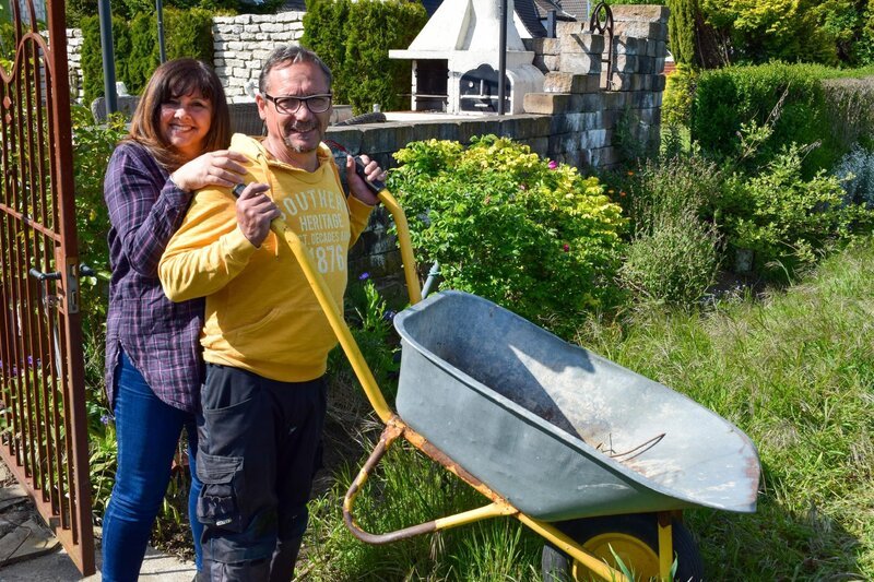 Marion und Ingo – Bild: RTL /​ Tokee bros. /​ Chaos im Kleingarten