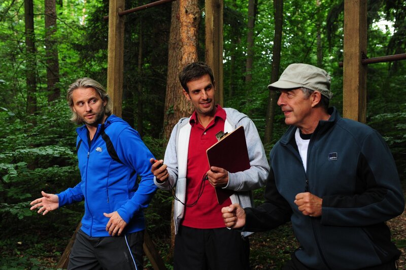 (v.l.n.r.) Michael (Erich Altenkopf); Nils (Florian Stadler); André (Joachim Lätsch) – Bild: Ann Paur
