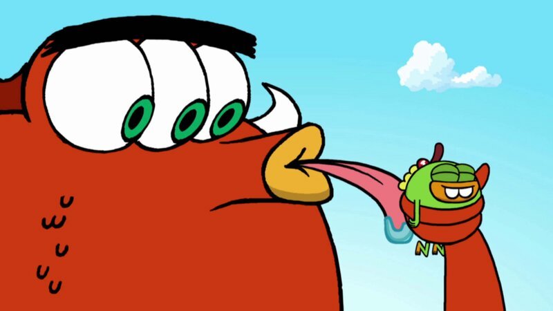 L-R: Pond Monster, Buhdeuce. – Bild: Paramount