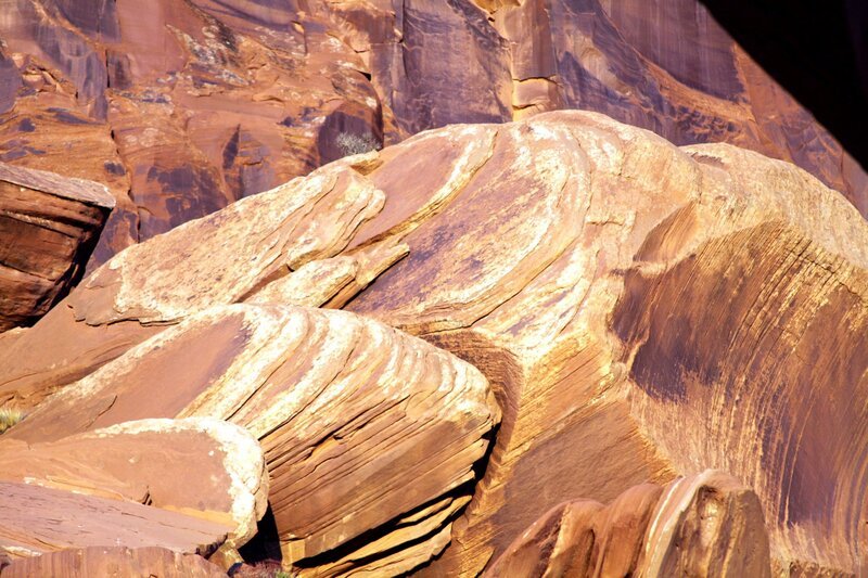 Gepresste rote Sanddünen auf dem Colorado Plateau in Utah. – Bild: 3sat
