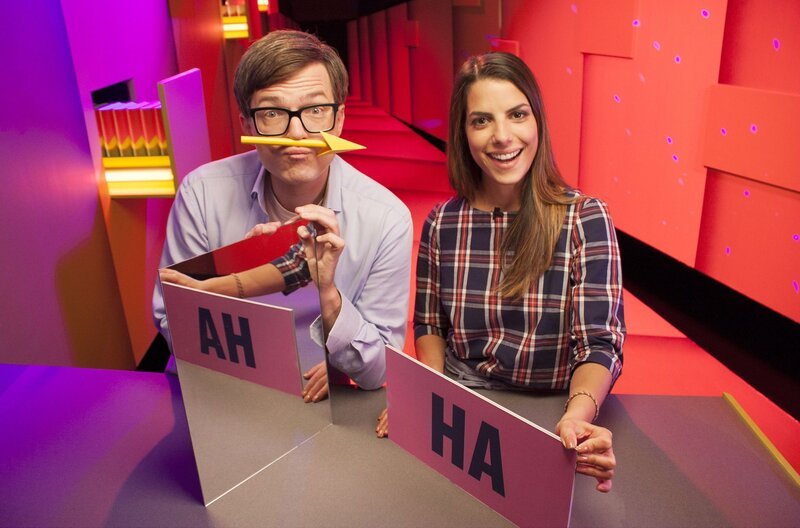 Clari und Ralph beschäftigen sich heute mit „Wissen macht Ah ha!“ – Bild: BR/​WDR/​Thorsten Schneider