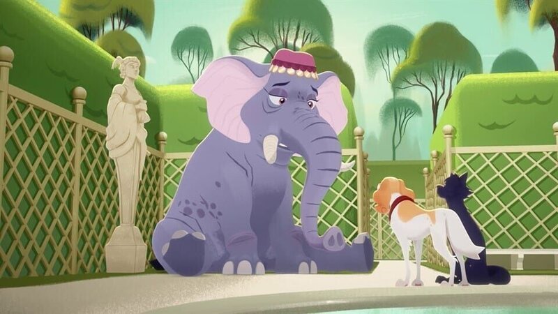 Madame Rosa ist niedergeschlagen. Heute ist ihr 100. Geburtstag, doch nichts ist vorbereitet. – Bild: SWR/​Ellipse Anime Productions/​Belvision/​Dargaud Media/​RTBF /​ KiKA