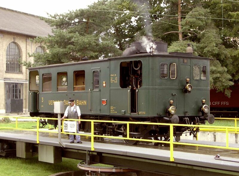 Der einzige fahrbereite Kittel-Dampftriebwagen. – Bild: SWR/​Schweitzer