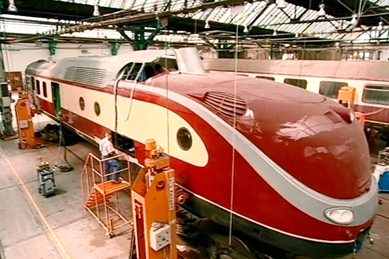 TEE Triebzug Restauration. – Bild: SWR