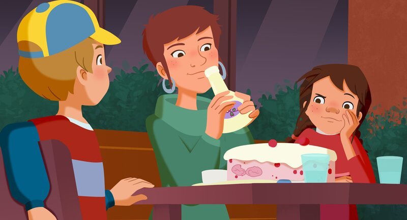 Ein so tolles Geschenk wie Tara hat Petja bestimmt nicht. – Bild: ZDF und WunderWerk GmbH