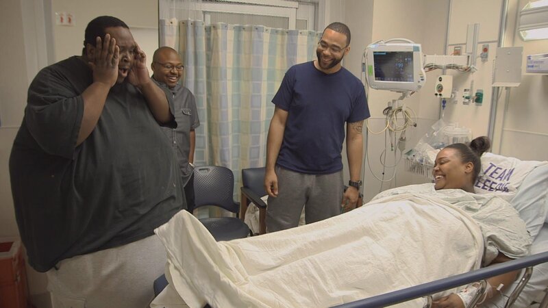 The moment of truth rings for Naomi today. After two weeks of the shake diet, she has to weigh in with Doctor Procter and it will be decided whether he will consent to an operation. – Bild: TLC