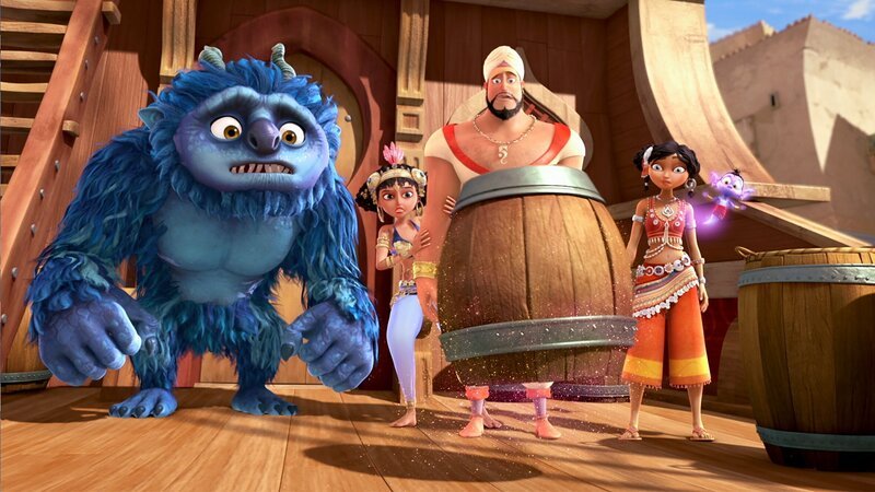 Verzauberte Fässer verheißen nichts Gutes. – Bild: rbb/​Hahn Film AG /​ Chocolate Liberation Front /​ Toonz Entertainment /​ 1001 Nights Productions Pty Ltd