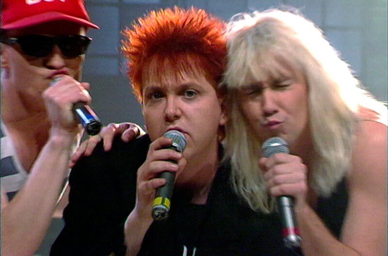 Große Balladen und tolle Lovesongs zum Tanzen. Ob „Bed of Roses“ von Bon Jovi oder „Verdammt, ich lieb’ dich“ von Matthias Reim – die Hits der 90er sind Kult. Außerdem mit dabei: Die Prinzen (Bild), Bryan Adams, Mariah Carey, Sinéad O’Connor, Udo Lindenberg, Rod Stewart und viele andere. – Bild: SWR/​rbb