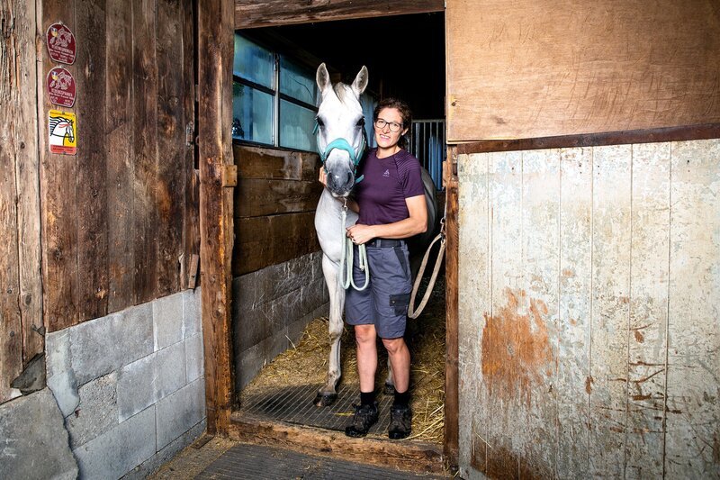 SRF bi de Lüt – Landfrauenküche Staffel 14 Eveline Villiger. – Bild: SRF/​Ueli Christoffel