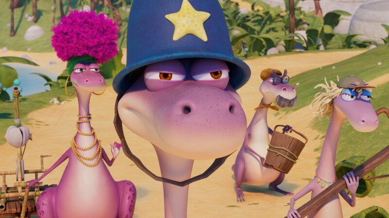 Wachtmeister Paleowski (2. v.l.) und einige Farnheimer haben eine wichtige Mission zu erledigen. – Bild: (c) 2024 M.A.R.K.13, TRIKK17, ZD /​ ZDF und (c) 2024 M.A.R.K.13, TRI /​ Honorarfrei – nur für diese Sendung inkl. SocialMedia bei Nennung ZDF und (c) 2024 M.A.R.K.13, TRIKK17, ZDF, Fabrique d’image.