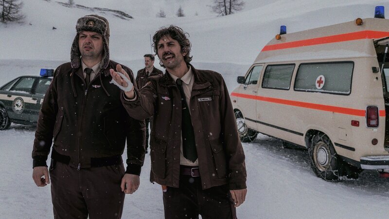 Am Tatort: Dragan Vujic als Pirmin, David Constantin als Bax – Bild: 3sat