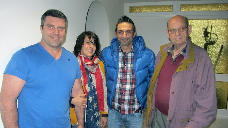 Foto, v.li.n.re.: Silvio, Laila, Trödelprofi Mauro Corradino und Albert – Bild: RTL II