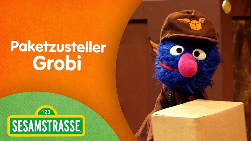 Grobi als Paketzusteller – Bild: NDR/​Sesame Workshop