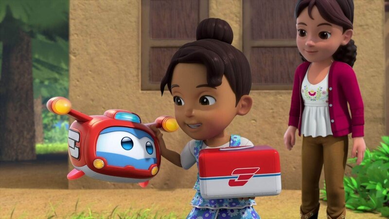 Um die Ankunft der Monarchfalter gebührend zu feiern, hat Andrea bei den Super Wings ein Schmetterlings-Königinnenkostüm bestellt. – Bild: FUNNYFLUX /​ ALPHA ALL RIGHTS RESERVED