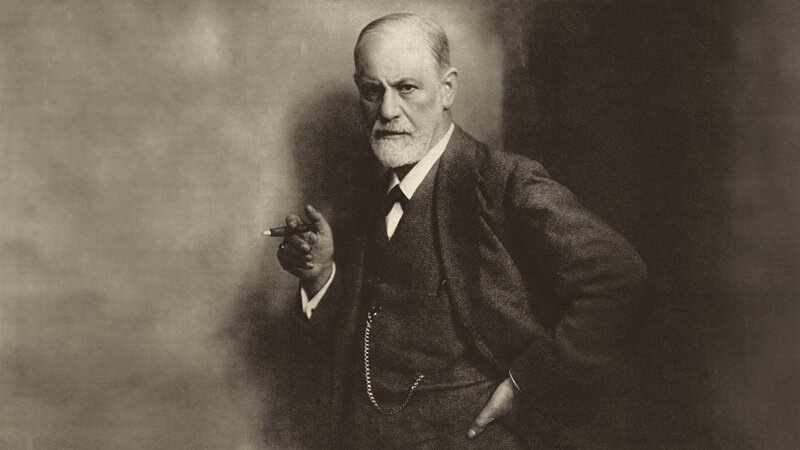 Sigmund Freud mit Zigarre. – Bild: Mary Evans/​WE Freud