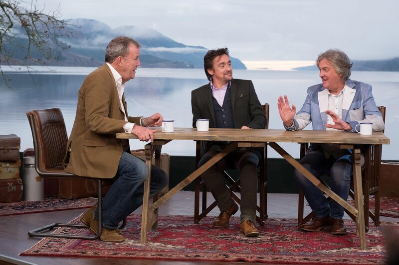 Jeremy Clarkson, Richard Hammond, James May. Die Verwendung des sendungsbezogenen Materials ist nur mit dem Hinweis und Verlinkung auf RTL+ gestattet. – Bild: Foto: RTL /​ 2016 W. Chump & Sons Ltd.