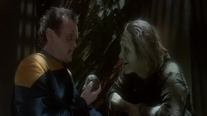 Miles O’Brien (Colm Meaney, l.) und Ee’char (Craig Wasson, r.) – Bild: Tele 5