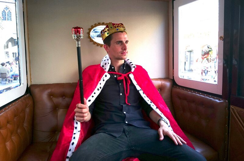 Wer war der König von Münster? Julian Sengelmann auf den Spuren des Jan van Leiden und seiner Schreckensherrschaft. – Bild: MDR/​EIKON Nord