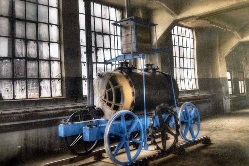Dampfwagen von Geislautern in Völklingen. – Bild: SWR/​Hagen von Ortloff