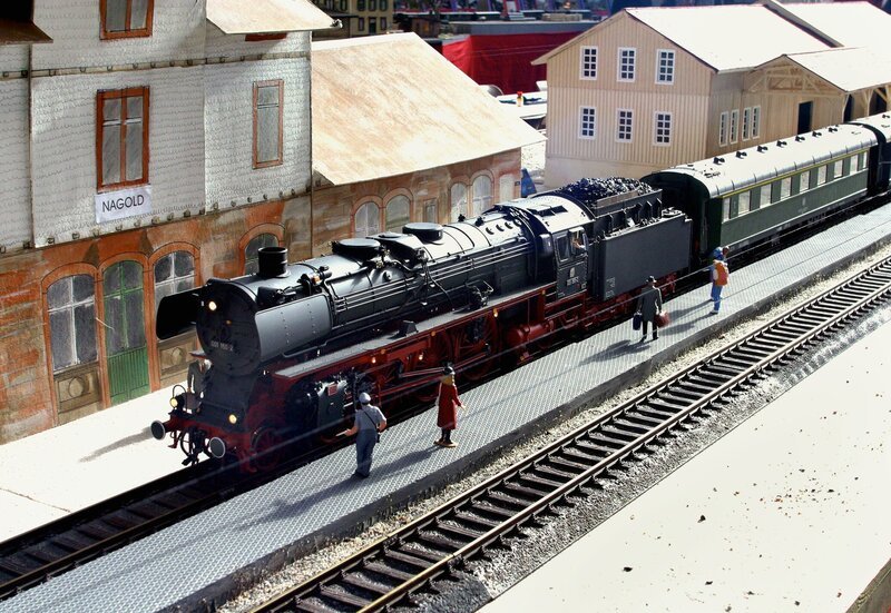 Modellbahnanlage auf der Modellbau Bodensee. – Bild: SWR/​Messe Sinsheim GmbH