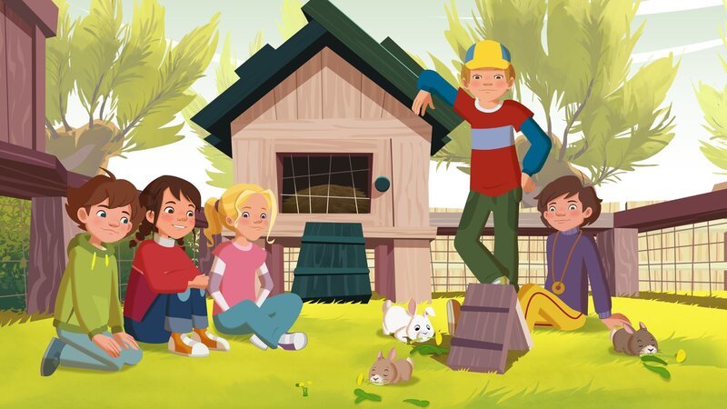 Die Kaninchenbabys können nicht länger bei Tieneke bleiben – Bild: ZDF/​WunderWerk GmbH