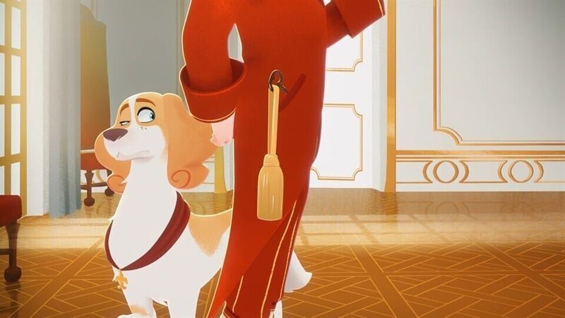 Belfort versucht an den Schlüssel des Dieners zu kommen. – Bild: SWR/​Ellipse Anime Productions/​Belvision/​Dargaud Media/​RTBF /​ KiKA