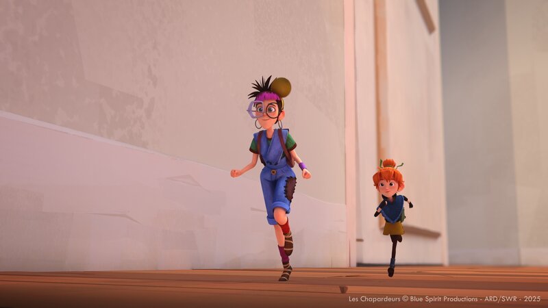 Eida und Milly sind auf Borger-Mission. – Bild: SWR /​ Blue Spirit Productions