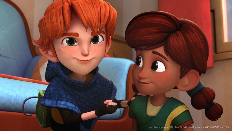 Hoppy bewundert die mutige Arrietty. – Bild: SWR/​Blue Spirit Productions