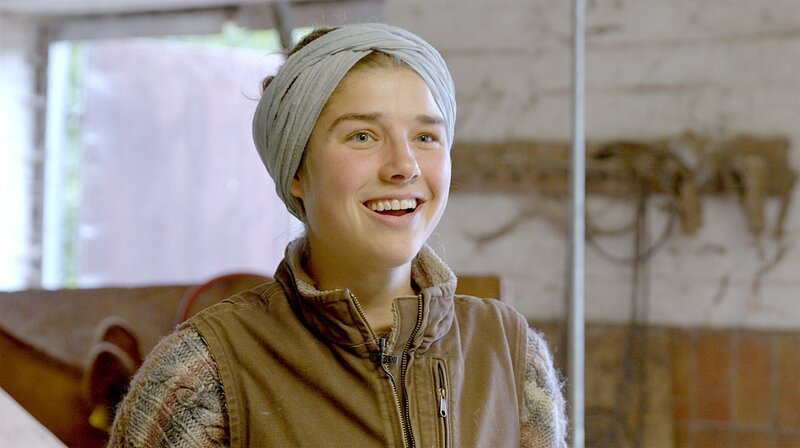 Bäuerin Marie Schrade, Erdhof Seewalde – Bild: NDR