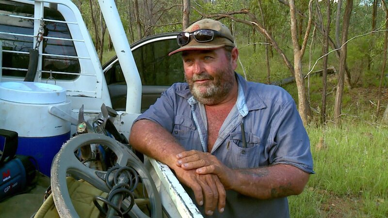 Mat’s buddy who recently found a huge nugget near Charters Towers. – Bild: DMAX