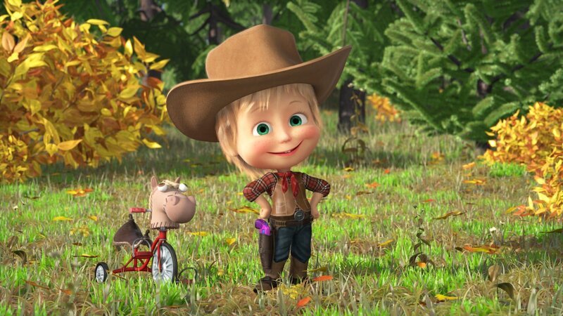 Mascha als Cowgirl – Bild: KiKA/​Animaccord LTD