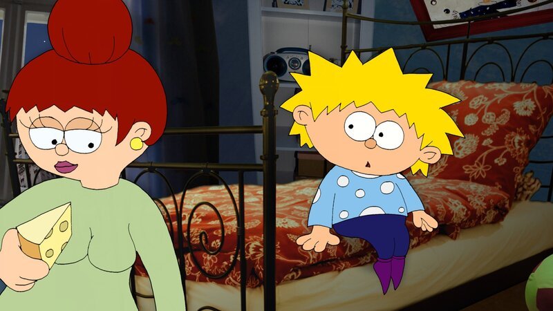 Kalli mag Käse und will am liebsten eine Maus sein. – Bild: RBB/​MDR/​MotionWorks