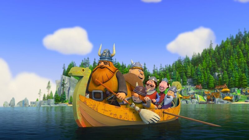 Die Frauen sind geflohen. Die Männer wollen sie wieder zurück. – Bild: ZDF/​studio100media